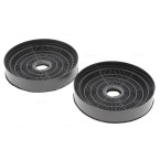 Lot de 2 filtres à charbon pour Hotte Baumatic ST1
