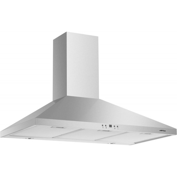 Hotte décorative murale 90cm Airlux AHP975IX