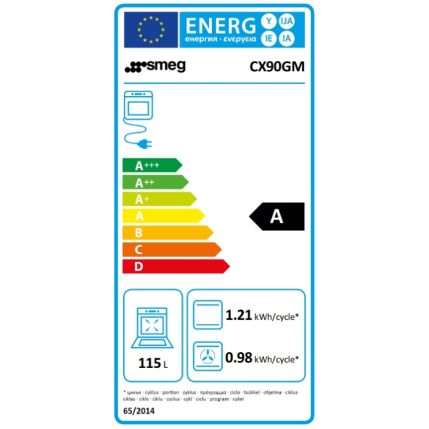Piano de cuisson Smeg CX90GM