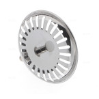 Bonde évier Blanco 3,5" inox (24 PERCAGES) tige 35mm