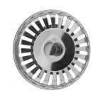 Bonde évier Blanco 3,5" inox (24 PERCAGES) tige 35mm