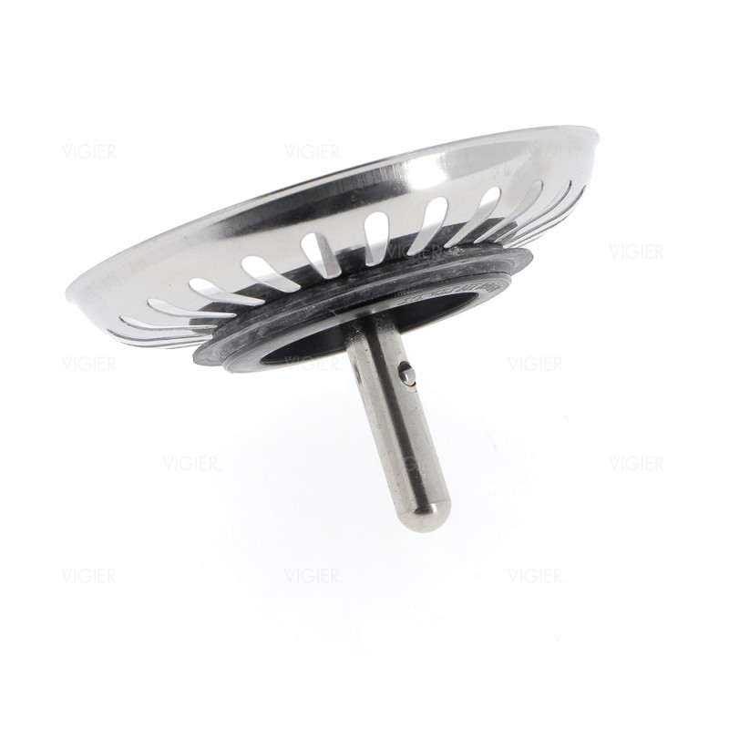Bonde évier Blanco 3,5" inox (24 PERCAGES) tige 35mm