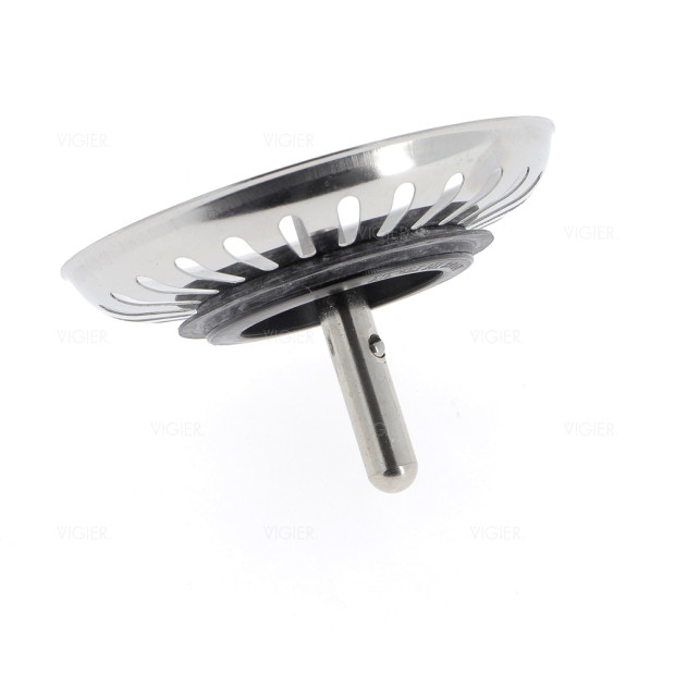 Bonde évier Blanco 3,5" inox (24 PERCAGES) tige 35mm