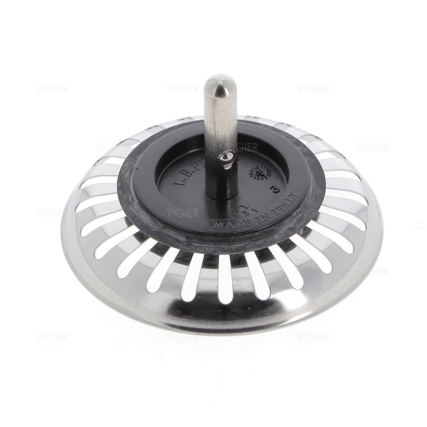 Bonde évier Blanco 3,5" inox (24 PERCAGES) tige 35mm