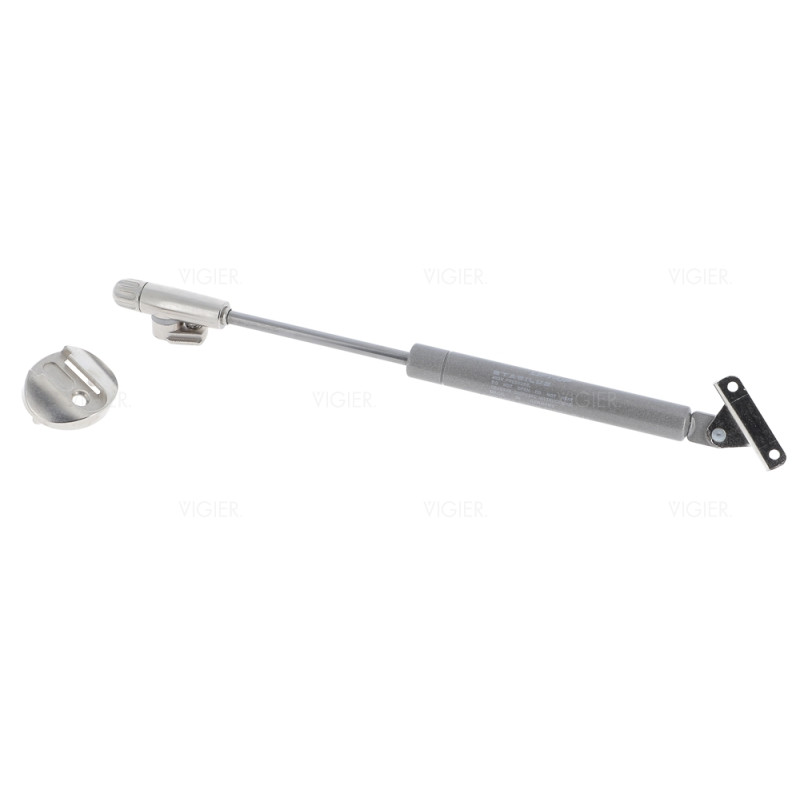 Vérin compas KRABY L244mm 80N pour porte cadre alu