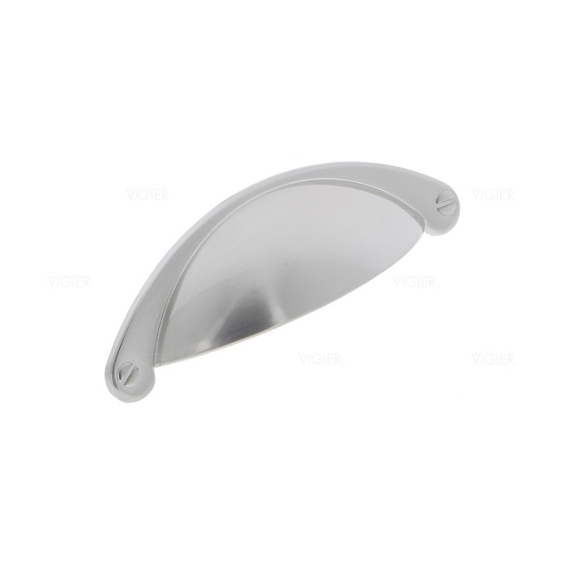 Poignee de meuble poignee coquille coloris acier inox