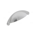 Poignee de meuble poignee coquille coloris acier inox
