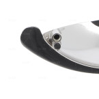 Poignee de meuble poignee coquille coloris acier inox
