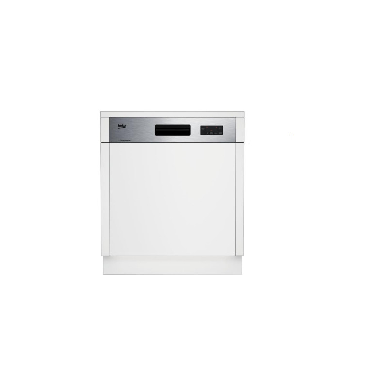 Lave vaisselle intégrable Bandeau apparent inox Beko