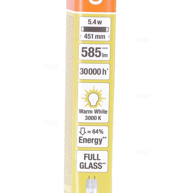 Lampe neon 5.4W hotte Novy longueur 451mm