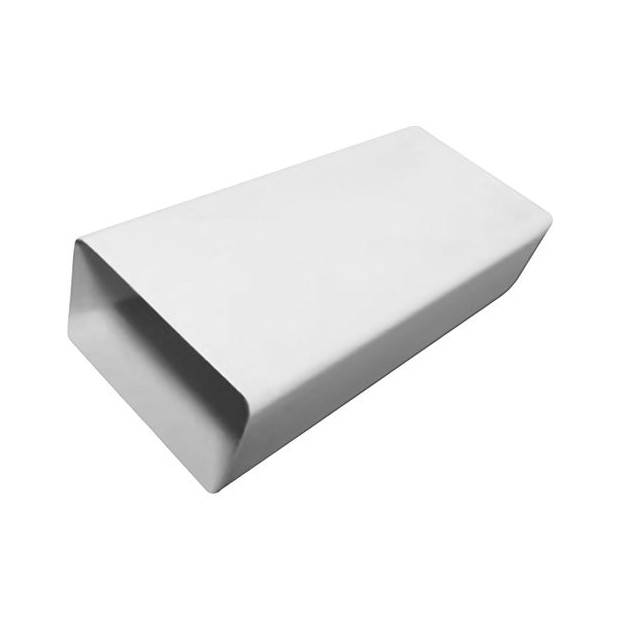 Tube plat 190x90x1000mm pour hotte roblin