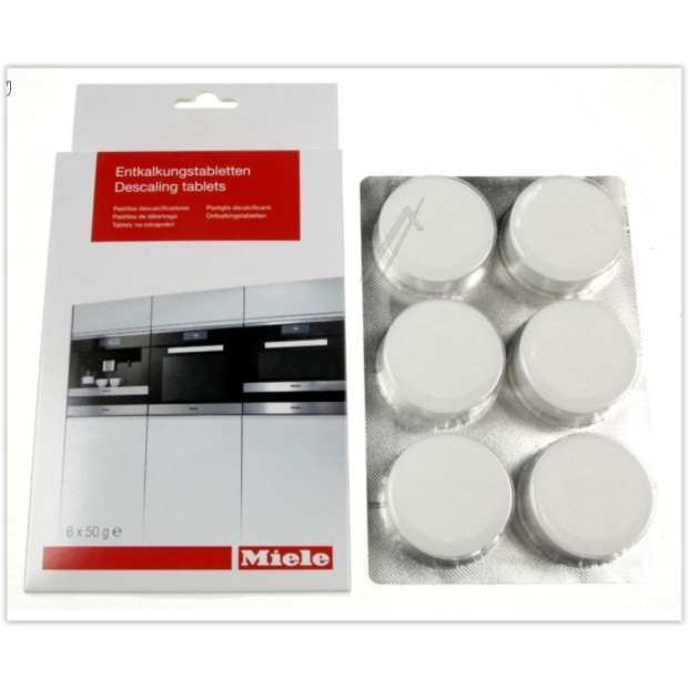 Pastilles detartrantes machine café, centre repassage Miele