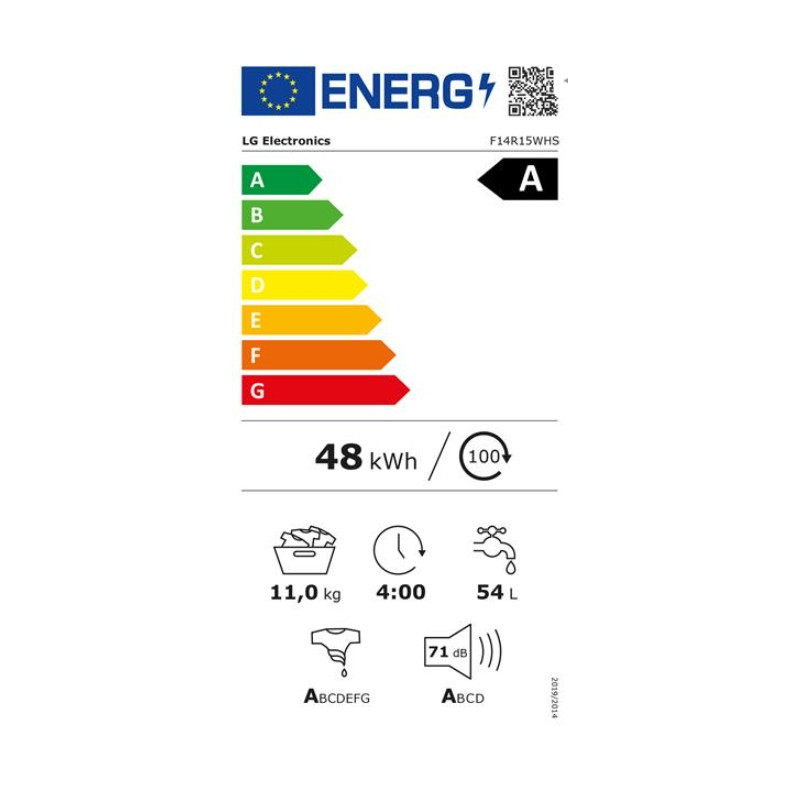 Lave linge frontal 11kg LG