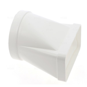Raccord gaine plate vers gaine Ronde 180x90mm vers 150mm