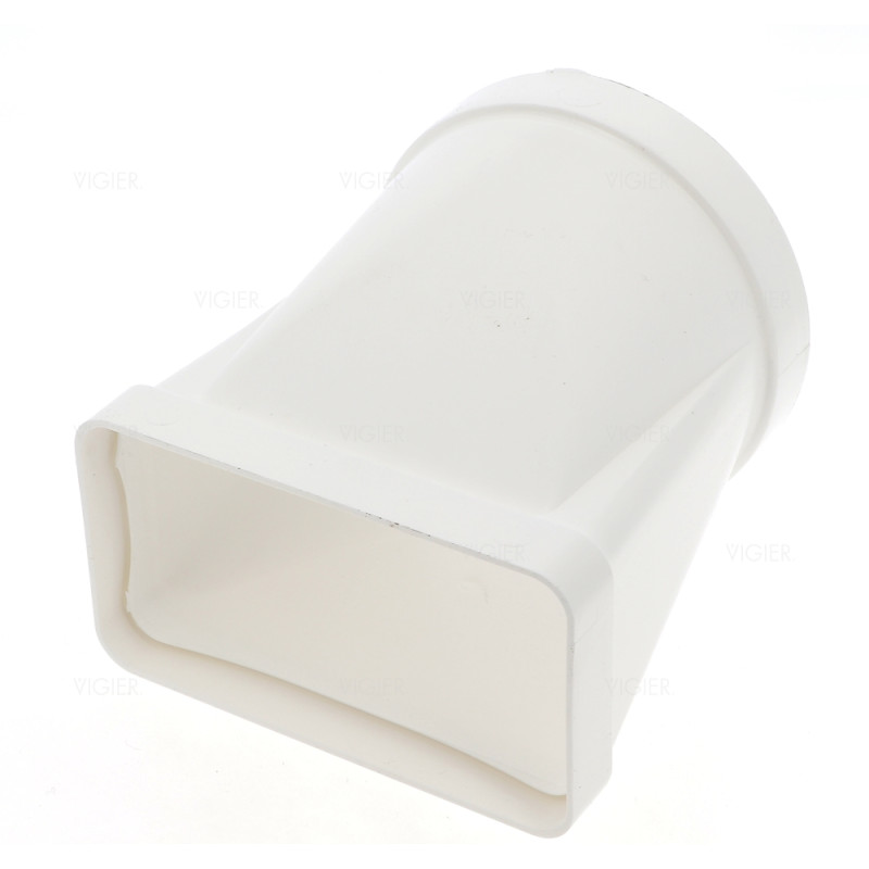 Raccord gaine plate vers gaine Ronde 180x90mm vers 150mm