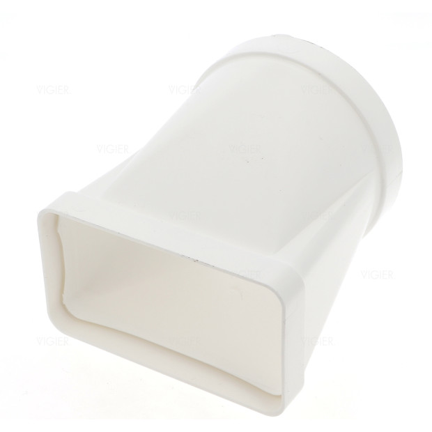 Raccord gaine plate vers gaine Ronde 180x90mm vers 150mm