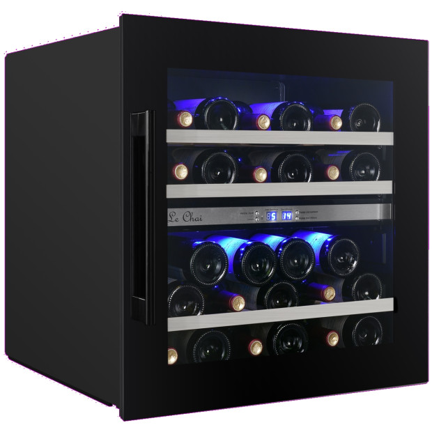 Cave à vin Noire encastrable niche four Le Chai