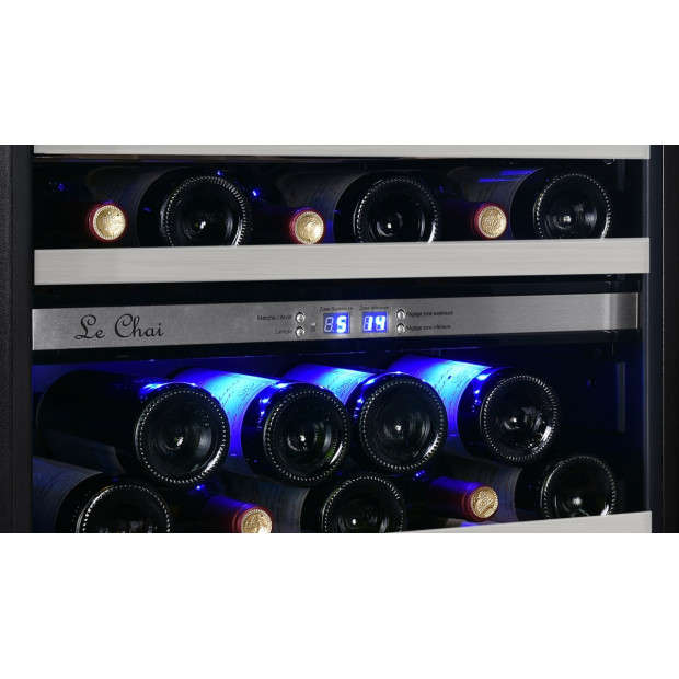 Cave à vin Noire encastrable niche four Le Chai