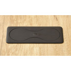 Bloc 2 prises EIGHT rectangulaire affleurant Noire