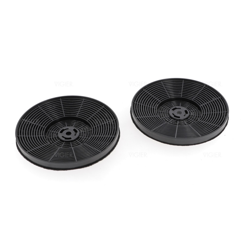 Lot de 2 filtres à charbon pour hotte Airlux Glem CR720