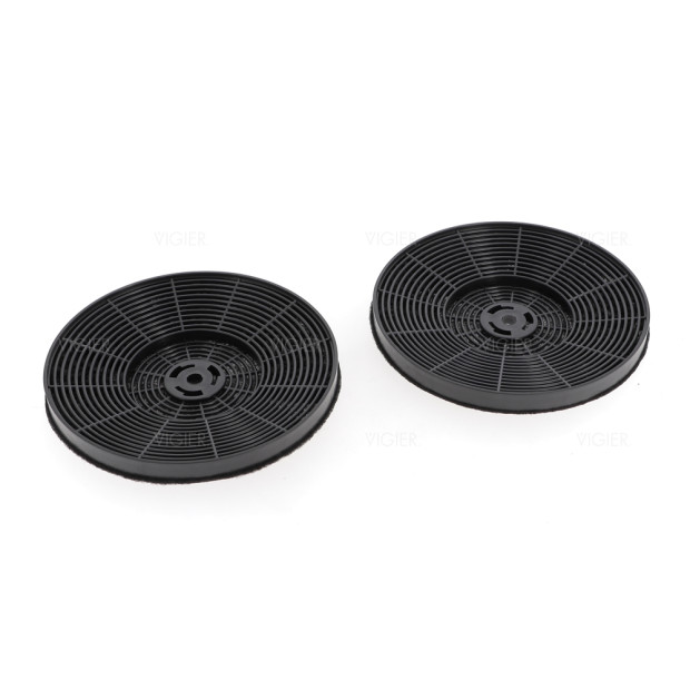 Lot de 2 filtres à charbon pour hotte Airlux Glem CR720