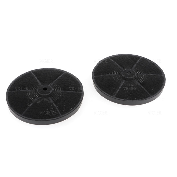 Lot de 2 filtres à charbon pour hotte Airlux Glem CR720