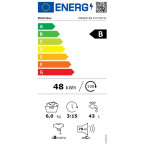 Lave linge top 6kg 1200trs classeB Electrolux