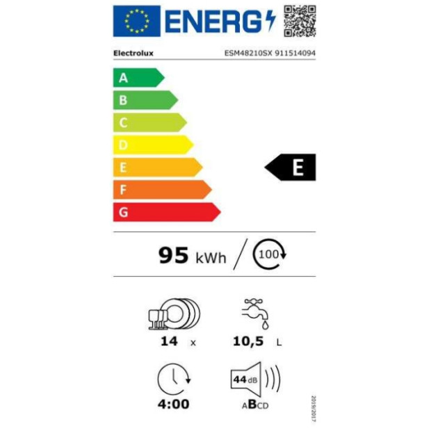Lave vaisselle posable 44db 14 couverts Electrolux