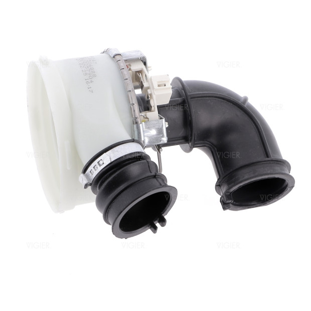 Bloc resistance avec durite (cuve/moteur) lave vaisselle