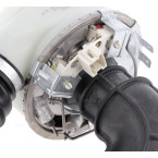 Bloc resistance avec durite (cuve/moteur) lave vaisselle