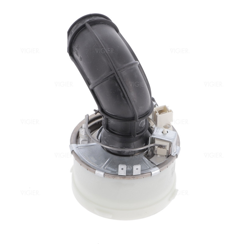 Bloc resistance avec durite (cuve/moteur) lave vaisselle