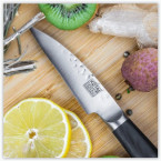 Set de 2 couteaux:1 couteau d'offfice 90mm et Santoku 180mm