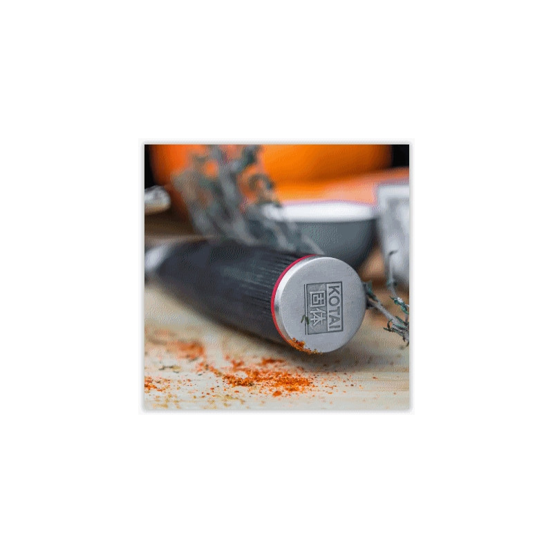Set de 2 couteaux:1 couteau d'offfice 90mm et Santoku 180mm