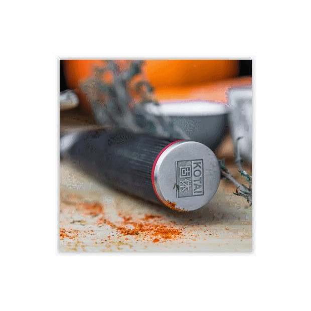 Set de 2 couteaux:1 couteau d'offfice 90mm et Santoku 180mm