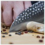 Set de 2 couteaux:1 couteau d'offfice 90mm et Santoku 180mm