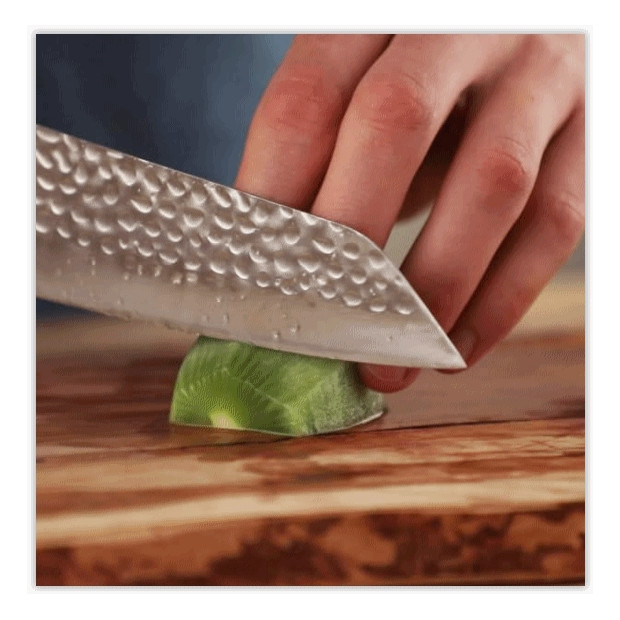 Couteau de chef 210mm avec étui et coffret en Bambou Kotai