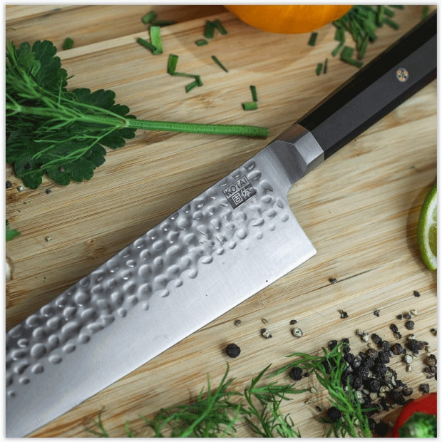 Couteau de chef 170mm avec étui et coffret en Bambou
