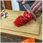 Couteau de chef 170mm avec étui et coffret en Bambou