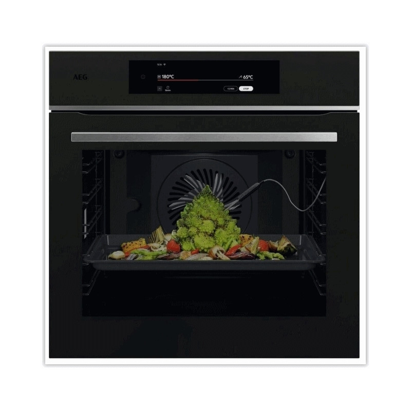 Four encastrable multifonction pyrolyse noir AEG