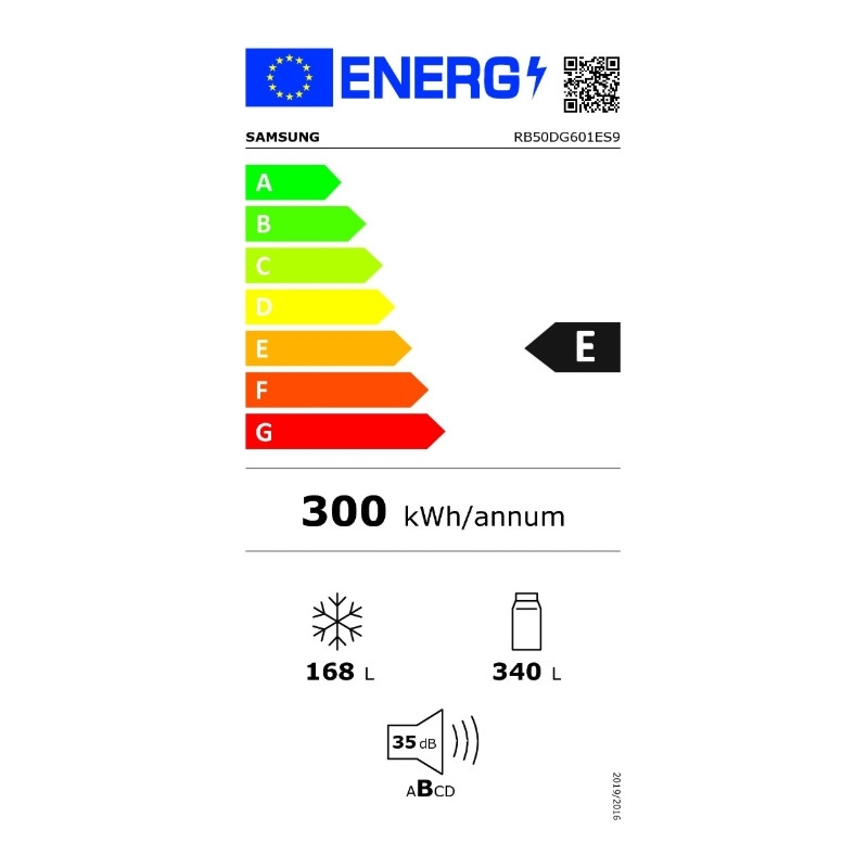 Réfrigérateur combiné inox 508l Samsung