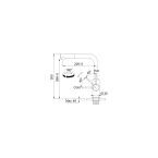 Mitigeur Smart Glenda acier Inox Avec Douchette Franke