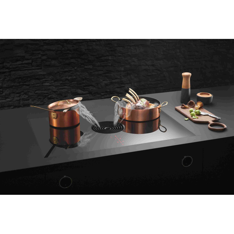 Table de cuisson induction aspirante 4 foyers BORA Recyclage