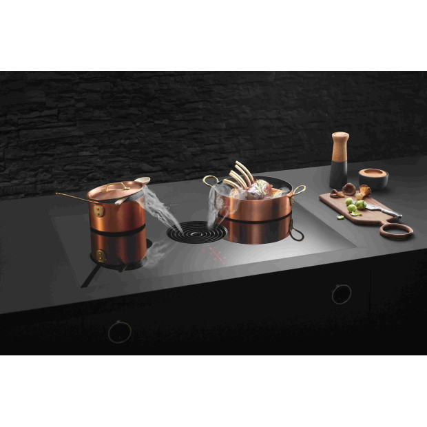 Table de cuisson induction aspirante 4 foyers BORA Recyclage