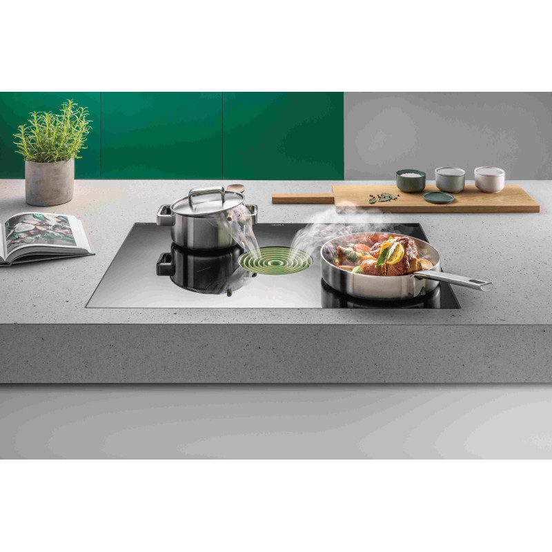 Table de cuisson induction aspirante 4 foyers BORA Recyclage