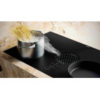 Table induction avec dispoitif aspirant Xpure Bora