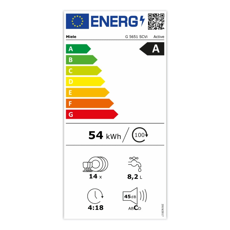 Lave vaisselle full intégrable 45db Miele