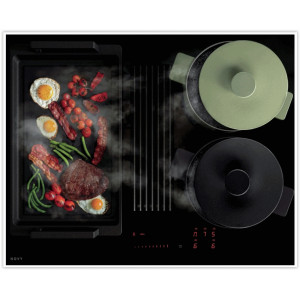 Table de cuisson induction aspirante 65cm Novy