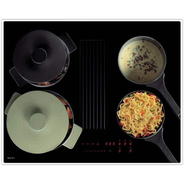 Table de cuisson induction aspirante 65cm Novy