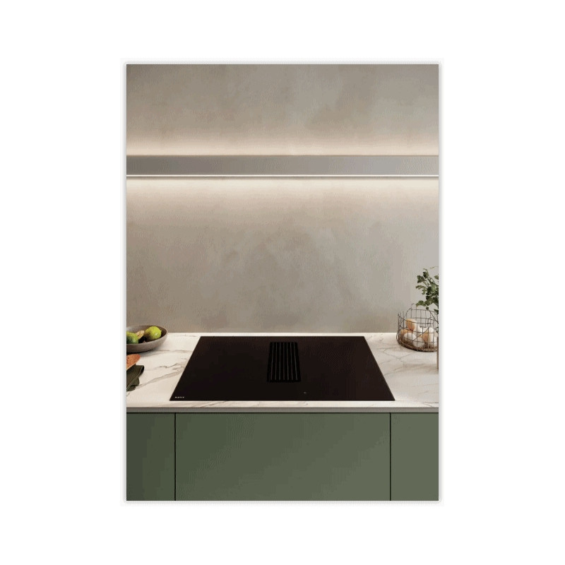 Table de cuisson induction aspirante 65cm Novy