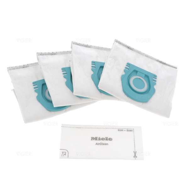 Boite de 4 sacs Hyclean pour aspirateur Miele Guard S1 et L1